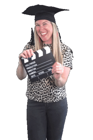 Blijvideo geslaagd film filmmaker videomaker videomaken video videotraining blijvideo ireneverwater action Sticker