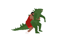 KILLCLIFFLLC ufc mma godzilla cbd Sticker