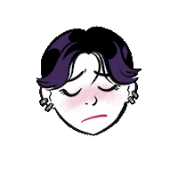 Sad Face Sticker