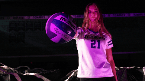 TommieAthletics giphyupload volleyball st thomas stthomas GIF