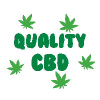 QualityCBD flower smoke 420 dab Sticker