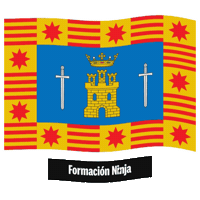 Castilla Y Leon Flag Sticker by Formación Ninja