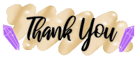 MooncatCrystals thank you thankyou crystals mooncat Sticker