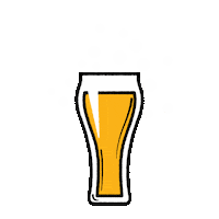 Pint Fdc Sticker by Fried Design