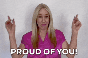 Well Done Good Job GIF by Vikki Downey
