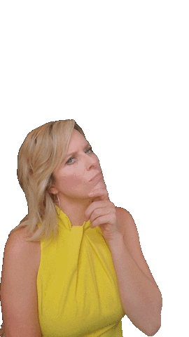 kerryhbarrett what thinking worried unsure Sticker