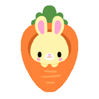 Rabbit Sticker by Elen Lescoat