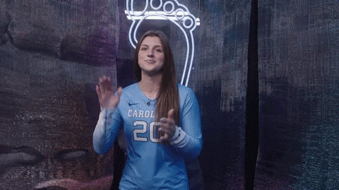 Excited Lets Go GIF by UNC Tar Heels