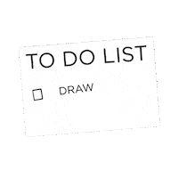 To Do List Drawing Sticker