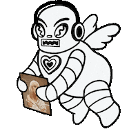 Vinyl Sticker by Lunchbox Records