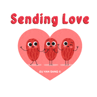 I Love You Kiss Sticker by euyansang