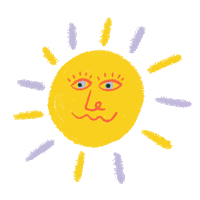 hmillerink happy new flower sun Sticker