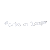 MariaOnTheMoon cry year taylor handwritten Sticker