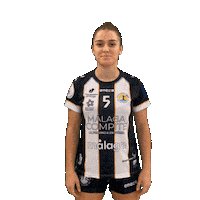 Handball Click Here Sticker by Club Balonmano Femenino Málaga Costa del Sol