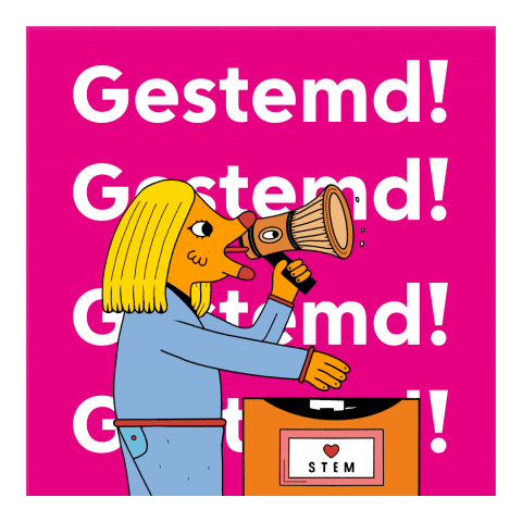 HammerfestAgency giphyupload amsterdam verkiezingen stemmen GIF
