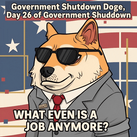 Shiba Inu Unemployment GIF by Doge Pound
