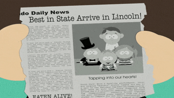 paper newspaper GIF by South Park 