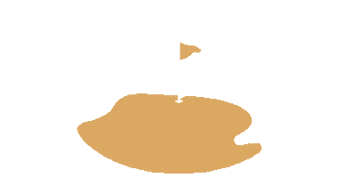 GoldenBoyGolf golf moon club boy Sticker