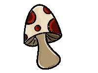 veeemarz mushroom veeemarzart movingmushroom Sticker