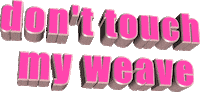 pink don't Sticker by AnimatedText