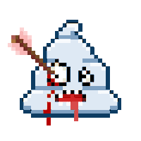 Art Shitting Sticker by Poopies.io