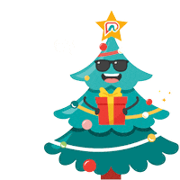 Christmas Tree Love Sticker by Passionationco