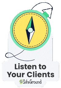 Sticker by SiteGround