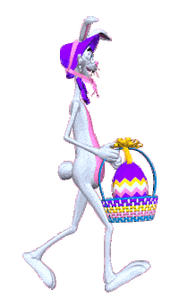 easter bunny rabbit Sticker