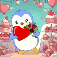 I Love You Hearts GIF by Pudgy Penguins