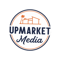 upmarket upmarket media um logo Sticker