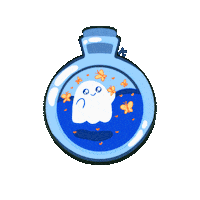 Ghost Butterflies Sticker