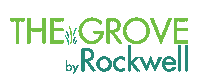 the grove leaves Sticker by Rockwell Land Corporation