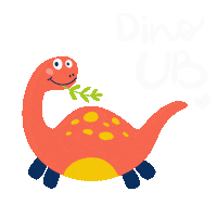 Dinosaur Dino Sticker by Unha Bonita