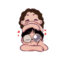 Illustration Love Sticker