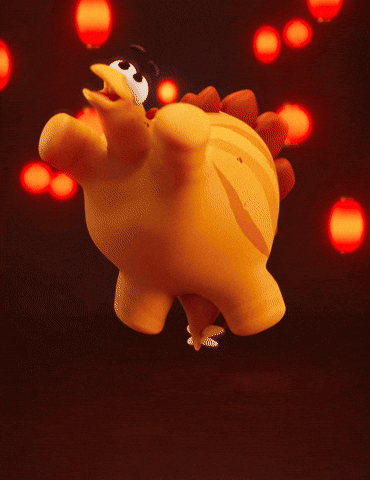 Chinese New Year Celebration GIF by Claynosaurz