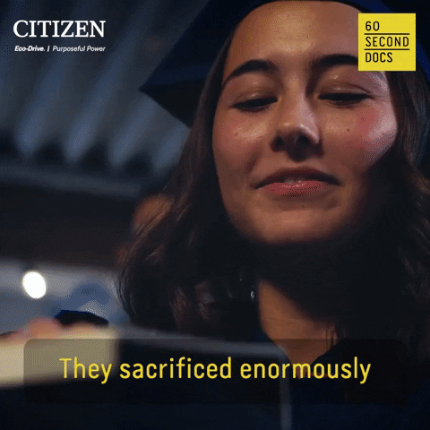 Citizen Watch Graduation GIF by 60 Second Docs