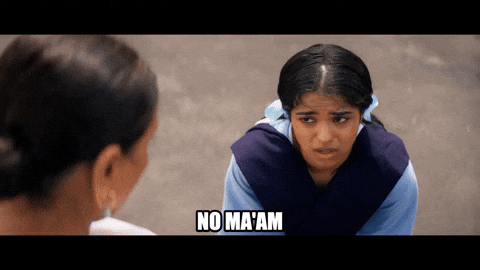 No Maam GIF by Lilly Singh