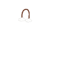 Taupeandhoney rainbow boho taupe and honey Sticker