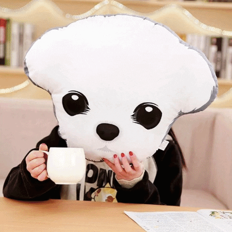 iLoveMyPet giphygifmaker stuffed dog stuffed dog toy stuffed animal dog GIF