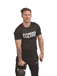 Yoga Pump Sticker by Fitness Polizei