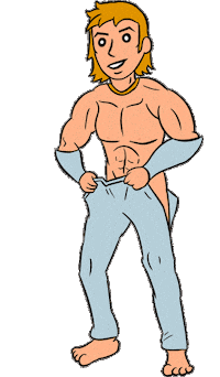 Pants Strip Sticker