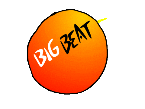 Big Beat Space Sticker by Big Beat Records