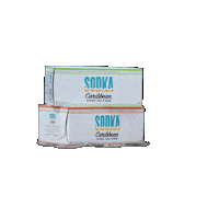 sodkacaribbeanhardseltzer party beach drinks box Sticker
