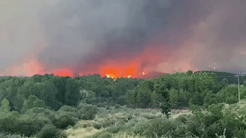 Spanish Army Called in to Help Fight Wildfire in Country's West