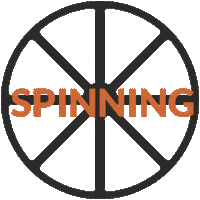 Spinning Sticker by Sanden Treningssenter