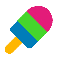 Melting Ice Cream Sticker by Bedrock Detroit