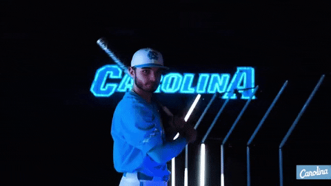 North Carolina Baseball GIF by UNC Tar Heels