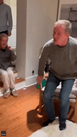 'Gosh, She's Beautiful': Dad Smitten as Family Surprises Him With Puppy