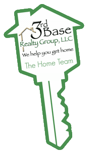 3rdBaseRealtyGroupHomeTeam real estate home realtor key Sticker
