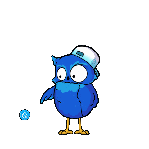 Crypto Owl Sticker by BigBrains